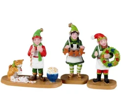 Lemax Figurines<Lemax 22137 - Crafty Elves, Set Of 3 - Christmas Village Figurines