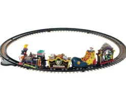Lemax Spooky Town Accessories<Lemax 94486 - Crazy Clown Express, Battery-Operated (4.5-Volt) - Spooky Town Accessories