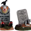 Lemax Spooky Town Accessories<Lemax 04711 - Crazy Headstones, Set Of 2 - Spooky Town Accessories
