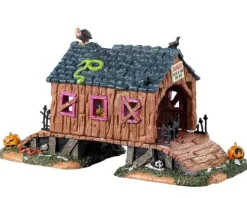Lemax Spooky Town Accessories<Lemax 33631 - Creepy Covered Bridge - Spooky Town Accessories