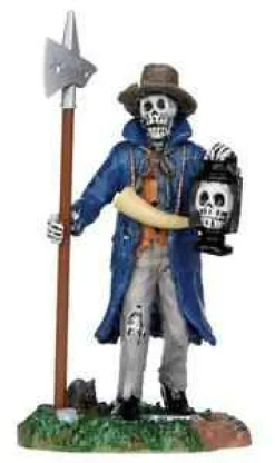 Lemax Spooky Town Figurines<Lemax 32108 - Creepy Night Watchman - Spooky Town Halloween Village Figurines