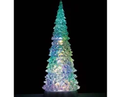Lemax Trees<Lemax 94510 - Crystal Lighted Tree, 4 Color Changeable & Color Transformation, Xl, Battery-Operated (4.5-Volt) - Trees