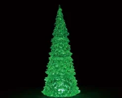 Lemax Trees<Lemax 94515 - Crystal Lighted Tree, 3 Color Changeable, Large, Battery-Operated (4.5-Volt) - Trees