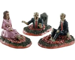 Lemax Spooky Town Figurines<Lemax 82574 - Deadly Conversation, Set Of 3 - Spooky Town Figurines