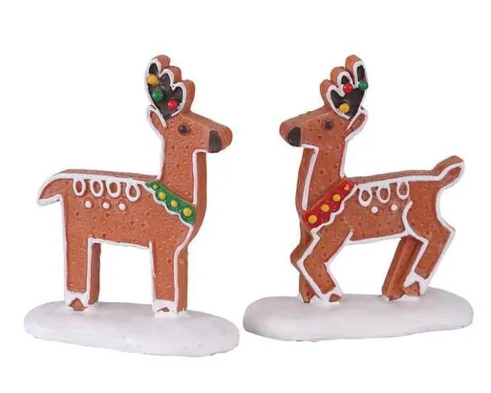 Lemax Sugar N Spice Figurines<Lemax 12059 - Deer Delights, Set Of 2 - Sugar N Spice Figurines