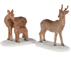 Lemax Figurines<Lemax 02929 - Deer Family, Set Of 2 - Figurines