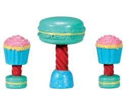 Lemax Sugar N Spice Accessories<Lemax 74205 - Dessert Table Set, Set Of 3 - Sugar N Spice Accessories