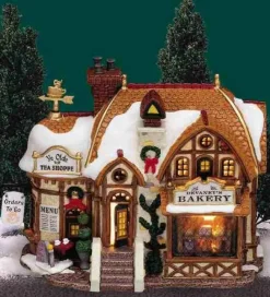 Lemax Caddington Village<Lemax 35793 - Devaney's Bakery - Caddington Village Christmas Houses & Buildings