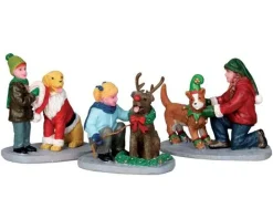 Lemax Figurines<Lemax 52358 - Doggie Dress Up, Set Of 3 - Christmas Figurines