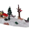 Lemax Table Pieces<Lemax 13557 - Dog Sledding Afternoon - Table Pieces