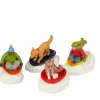 Lemax Figurines<Lemax 22121 - Dog Snow Saucer Fun, Set Of 4 - Christmas Village Figurines