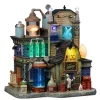 Lemax Spooky Town Houses<Lemax 25844 - Dr. Gory's Laboratory, With 4.5-Volt Adaptor - Spooky Town Halloween Village Houses & Buildings