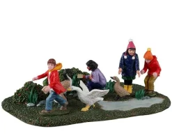 Lemax Table Pieces<Lemax 33624 - Duck Duck Goose - Table Pieces