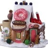 Lemax Sugar N Spice Houses<Lemax 95529 - Dudley's Donut Shop, Battery-Operated (4.5-Volt) - Sugar N Spice Houses