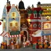 Lemax Facades<Lemax 25868 - Dutch Cheese Festival And Farmers Market, Battery-Operated (4.5-Volt) - Christmas Village Facades