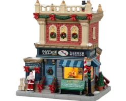 Lemax Caddington Village<Lemax 15771 - East Village Barber Shop - Caddington Village