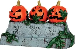 Lemax Spooky Town Accessories<Lemax 44750 - Evil Pumpkins - Spooky Town Halloween Village Accessories
