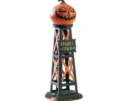 Lemax Spooky Town Accessories<Lemax 83341 - Evil Pumpkin Water Tower - Spooky Town Accessories