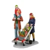 Lemax Figurines<Lemax 22124 - Family Holiday Shopping Spree, Set Of 2 - Christmas Village Figurines