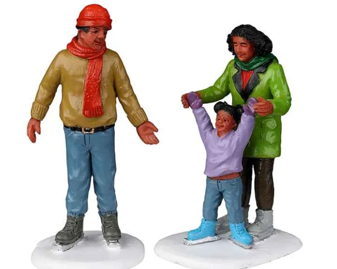 Lemax Figurines<Lemax 22125 - Family Ice Follies, Set Of 2 - Christmas Village Figurines
