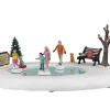 Lemax Table Pieces<Lemax 04715 - Family Skating Day, Battery-Operated (4.5-Volt) - Table Pieces