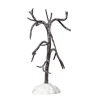 Lemax Trees<Lemax 74654 - Fiber Iced Tree, Large, Battery-Operated (3V) - Christmas Village Trees