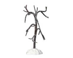 Lemax Trees<Lemax 74654 - Fiber Iced Tree, Large, Battery-Operated (3V) - Christmas Village Trees