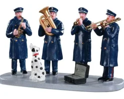 Lemax Table Pieces<Lemax 93421 - Firehouse Band - Table Pieces