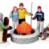 Lemax Table Pieces<Lemax 04223 - Fire Pit, Set Of 5, B/O (4.5V) - Christmas Village Table Pieces
