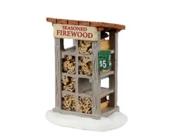 Lemax Misc. Accessories<Lemax 24971 - Firewood For Sale - Misc. Christmas Village Accessories
