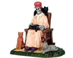 Lemax Spooky Town Figurines<Lemax 62428 - Former Cat Lady - Spooky Town Figurines
