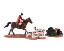 Lemax Table Pieces<Lemax 03530 - Fox Hunt, Set Of 5 - Table Pieces