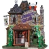 Lemax Spooky Town Houses<Lemax 85662 - Frank's Salon, With 4.5-Volt Adaptor - Spooky Town Halloween Village Houses & Buildings