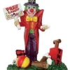 Lemax Spooky Town Figurines<Lemax 32102 - Free Candy Clown - Spooky Town Halloween Village Figurines
