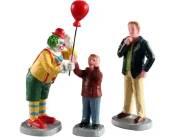 Lemax Figurines<Lemax 02953 - Friendly Clown, Set Of 3 - Figurines