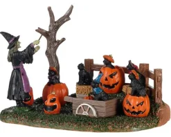 Lemax Spooky Town Accessories<Lemax 03505 - Frightful Feline Choir - Spooky Town Accessories