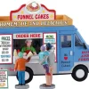 Lemax Table Pieces<Lemax 93420 - Funnel Cakes Food Truck, Set Of 4 - Table Pieces
