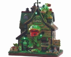 Lemax Spooky Town Houses<Lemax 95445 - Garden Of Eaten Nursery, With 4.5-Volt Adaptor - Spooky Town Houses