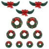 Lemax Misc. Accessories<Lemax 04802 - Garland And Wreaths, Set Of 12 - Misc. Accessories