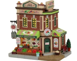 Lemax Caddington Village<Lemax 25886 - Gary's Greengrocer - Caddington Village Christmas Houses & Buildings