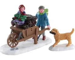 Lemax Figurines<Lemax 82596 - Gathering Kindling, Set Of 2 - Figurines