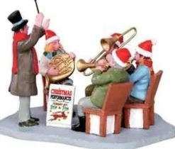Lemax Table Pieces<Lemax 33034 - Gazebo Band - Christmas Village Table Pieces