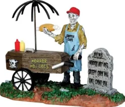 Lemax Spooky Town Figurines<Lemax 42215 - Ghoul Hot Dog Vendor - Spooky Town Halloween Village Figurines