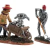 Lemax Spooky Town Figurines<Lemax 82573 - Ghoulish Gardeners, Set Of 2 - Spooky Town Figurines