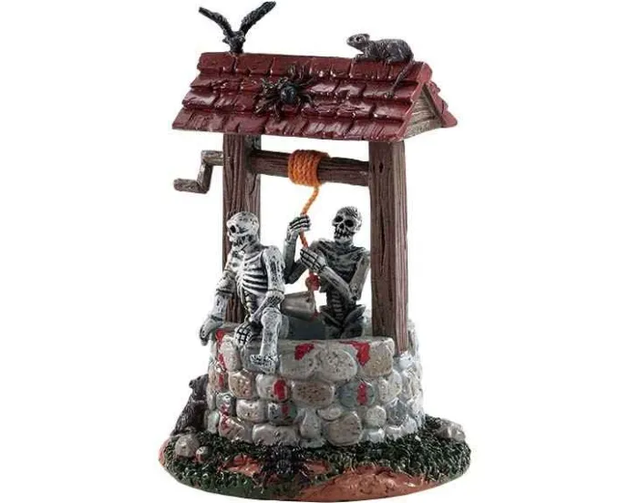 Lemax Spooky Town Accessories<Lemax 83343 - Ghouls In Well - Spooky Town Accessories