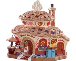 Lemax Sugar N Spice Houses<Lemax 85437 - Ginger's Pie Shop, Battery-Operated (4.5-Volt) - Sugar N Spice Houses