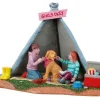 Lemax Table Pieces<Lemax 13555 - Girls Backyard Camping - Table Pieces