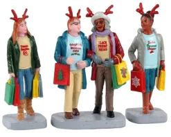 Lemax Figurines<Lemax 12026 - Girls Christmas Shopping Trip, Set Of 3 - Figurines