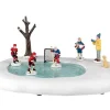 Lemax Table Pieces<Lemax 34085 - Girls Play Hockey, Too!, Battery-Operated (4.5-Volt) - Table Pieces