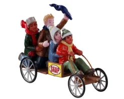 Lemax Figurines<Lemax 12031 - Go-Cart Racers - Figurines